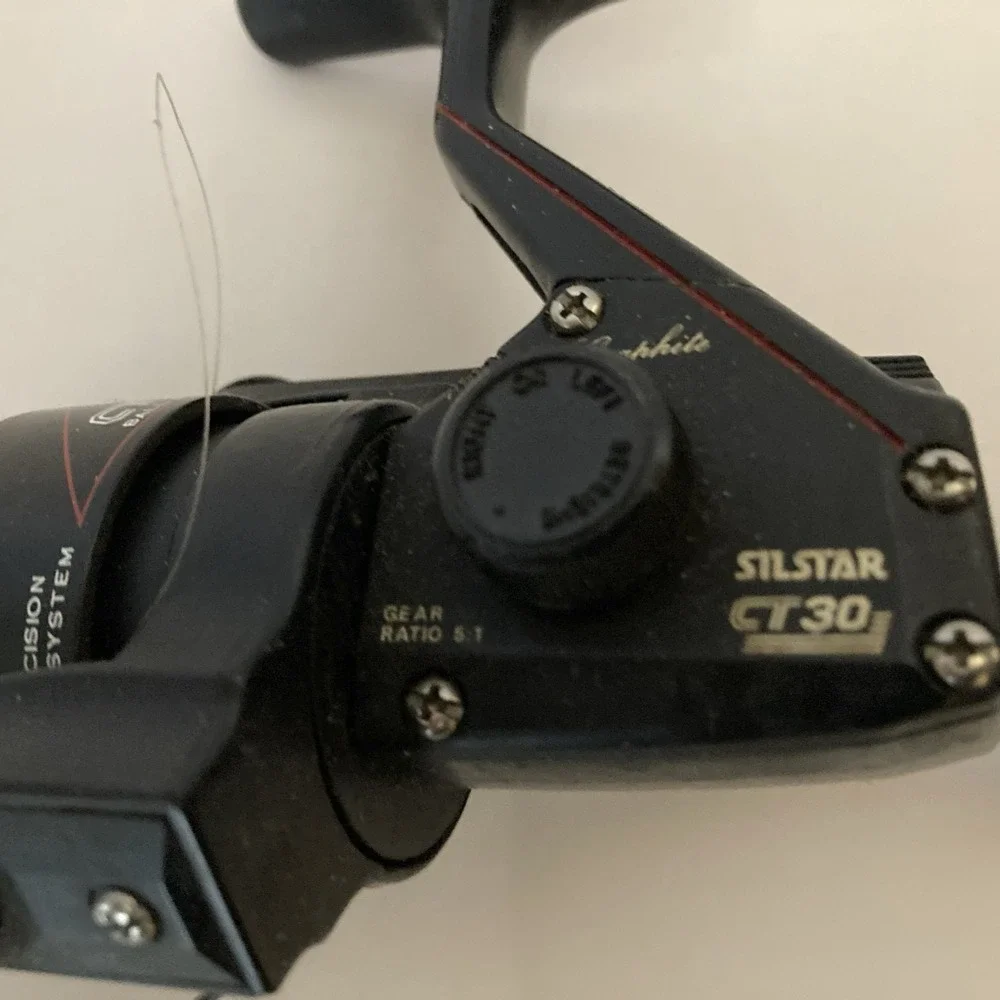 Silstar CT30 Saltwater Spinning Reel Graphite Body Ball Bearing Tested Working